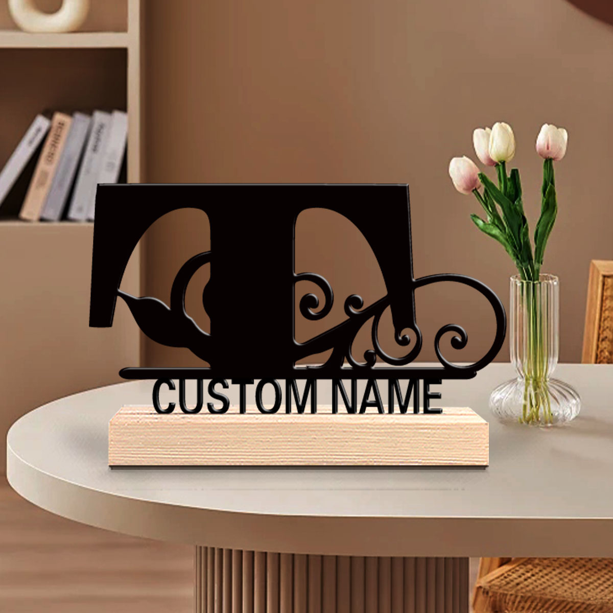 Art Craft Letter T - 1 Pezzo Statua in Metallo Personalizzata