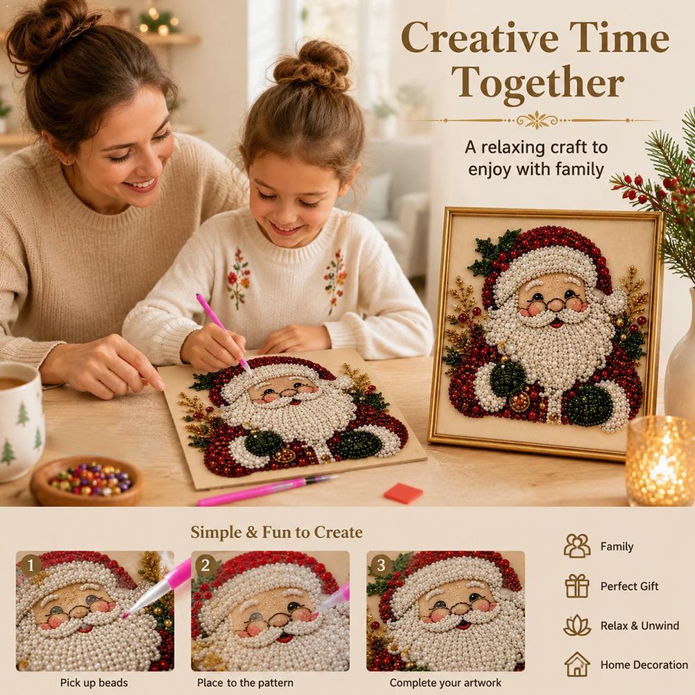 Art Craft For Christmas - Kit Fai-da-Te di Arte con Perle