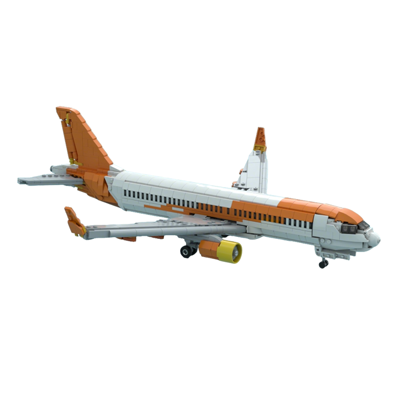 Art Craft Ideas Easy - 1100 pezzi MOC Easy Jet Airbuss