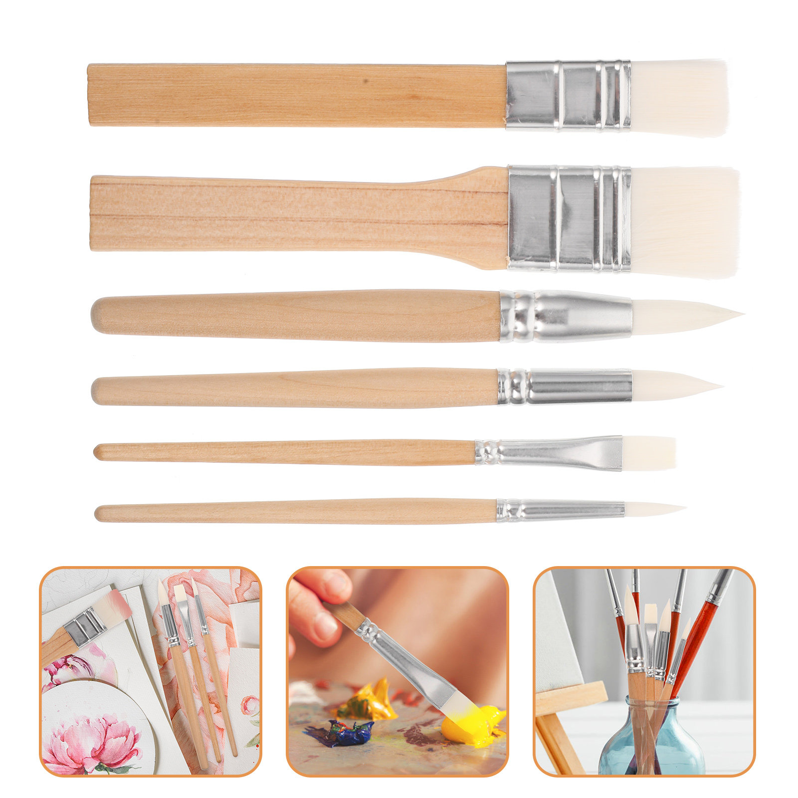 Art Craft Blend - Set di 6 Pennelli da Pittura