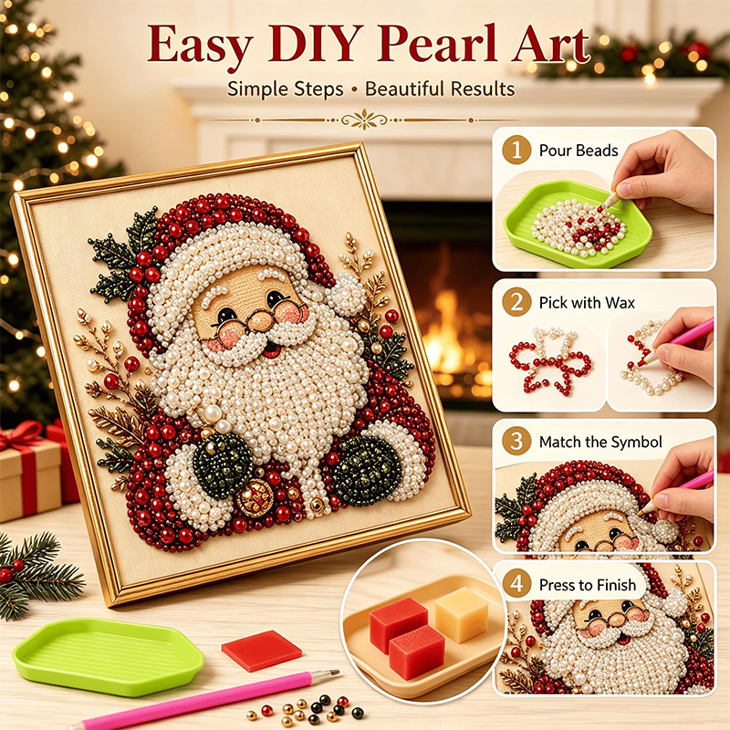 Art Craft For Christmas - Set di pittura con diamanti e
