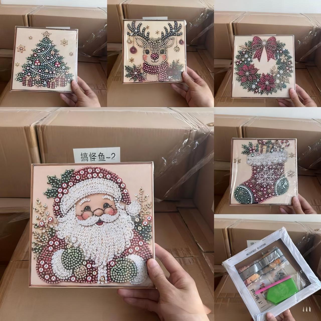 Art Craft For Christmas - Kit Artistico Pittura Diamante con Perle