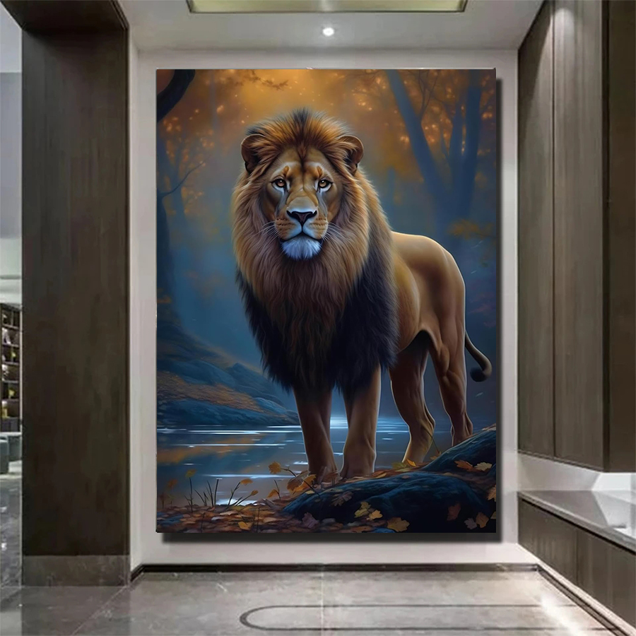 Art And Craft Jungle - Kit d'arte con diamanti 5D, animali