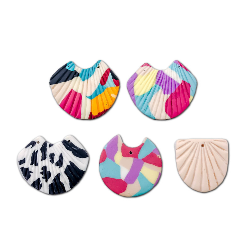 Polymer Clay Set - 5 pz/lotto Retro colore doppio foro
