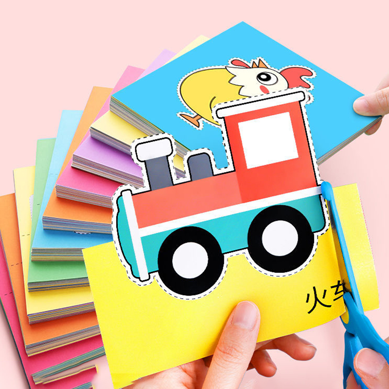 Art Craft For Toddlers - Set da taglio carta divertente da