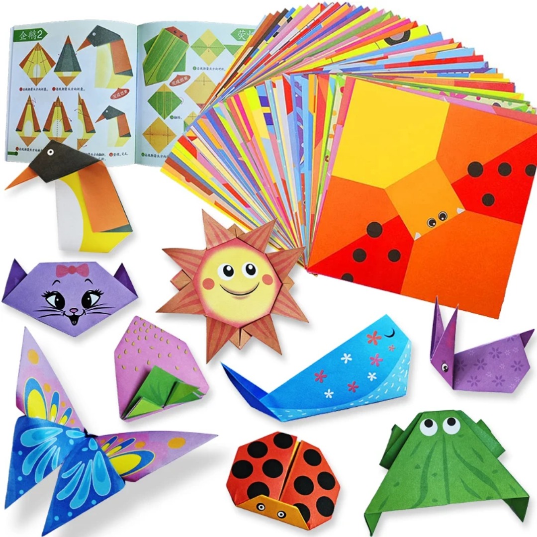 Art Craft For Toddlers - Nuovo Kit Origami con 30 Fogli
