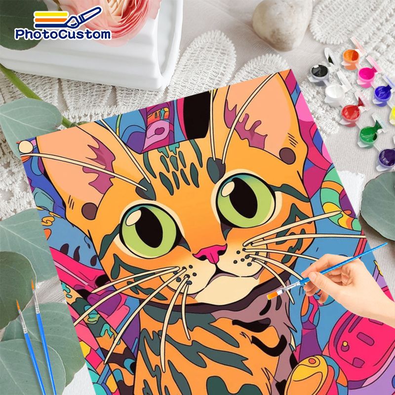 PhotoCustom Dipinto a Numeri G - Art Craft Ideas Easy recensione e prezzo