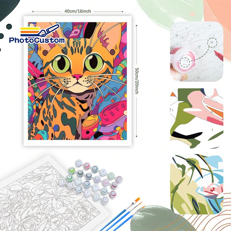 PhotoCustom Dipinto a Numeri G - Art Craft Ideas Easy recensione e prezzo