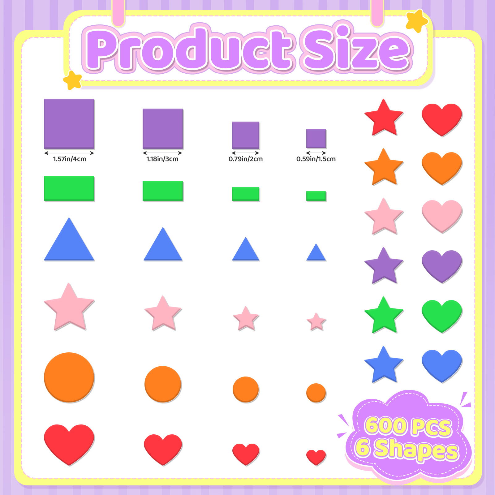 6/12/24 fogli di adesivi geome - Art Craft For Toddlers recensione e prezzo