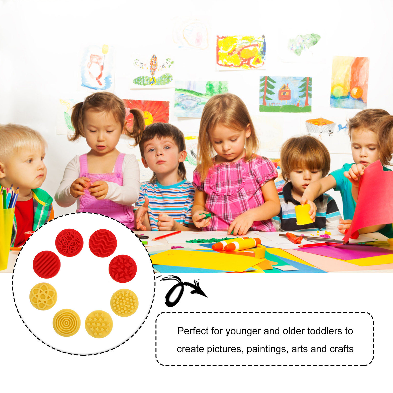 8 timbri sicuri per bambini pi - Art Craft For Toddlers recensione e prezzo