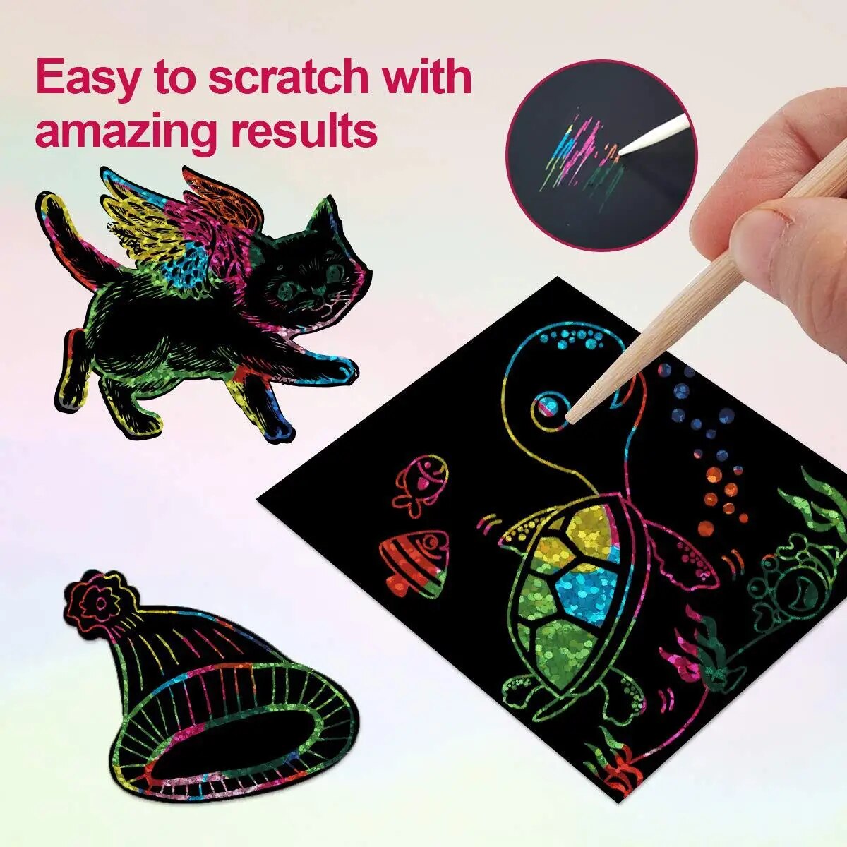 Molti kit di carte da grattare - Art Craft For Toddlers recensione e prezzo