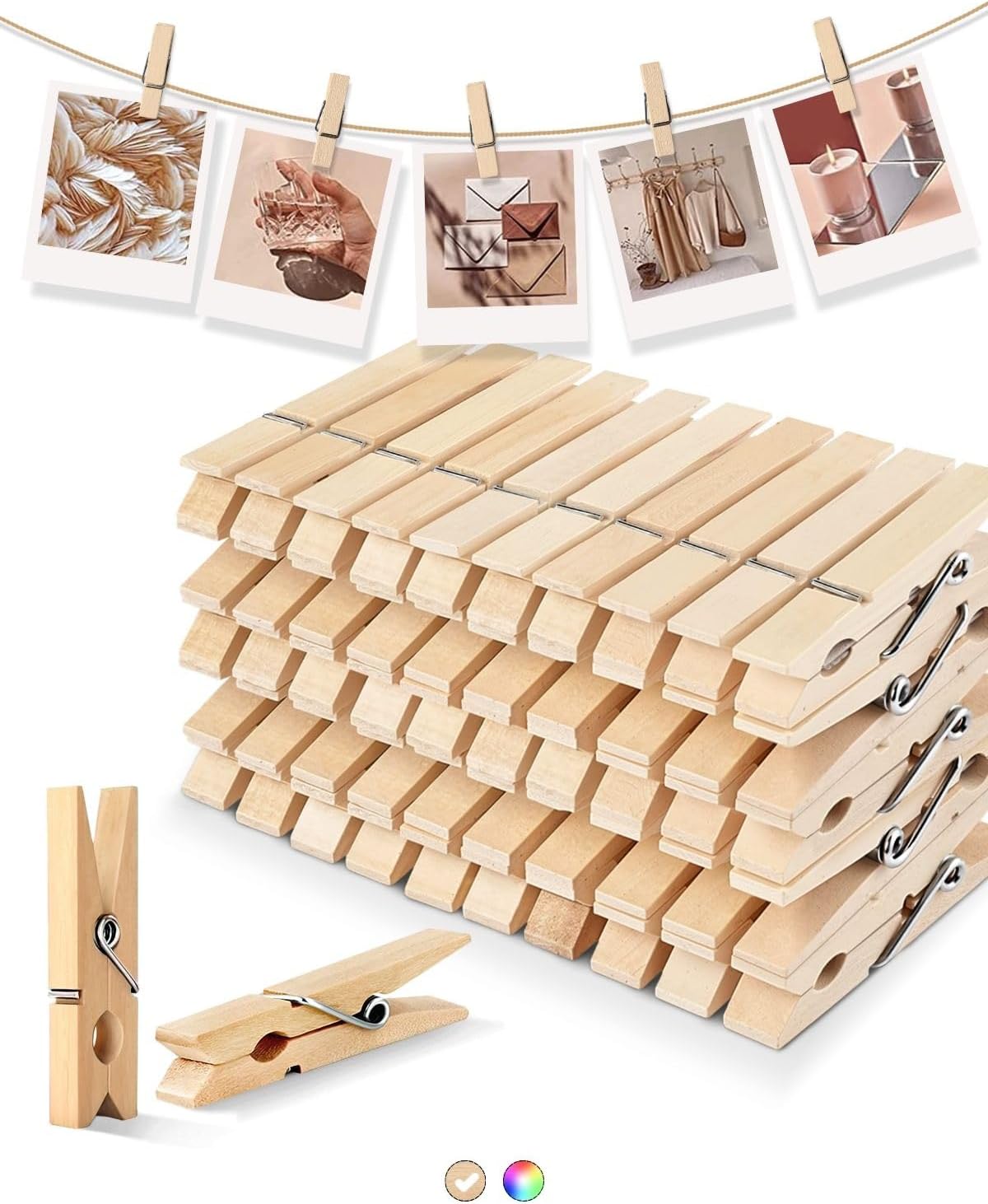 100/10 Pezzi Mini Mollette in  - Art And Craft Photos recensione e prezzo